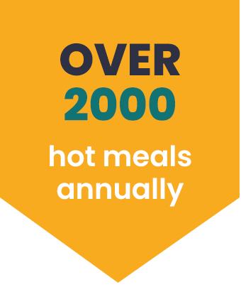 Hot meals annually